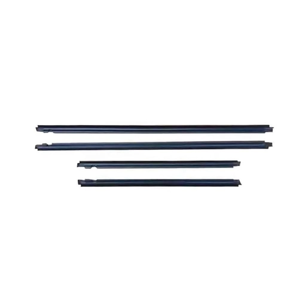 Sealing Strip Black 4Pcs for Nissan for XTrail T30 2001-2006 Window Weatherstrip Seal Strips Rubber Door Moulding Trim 80821-8H300