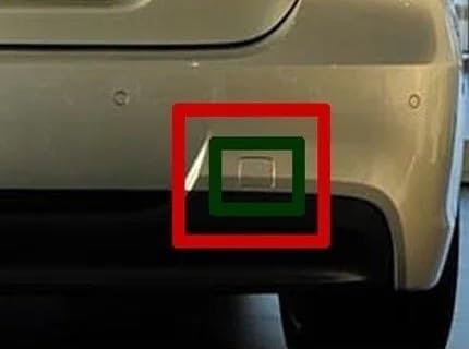 Cache-attelage arrière argent clipsable pour pare-chocs E90 M Sport - 2