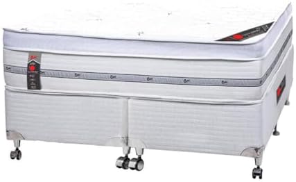 Cama Box + Colchão Castor Com Massageador King Niponpedic One Fac...