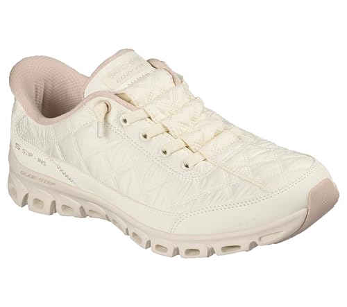 Skechers Glide-Step Chaussures pour Femme, Blanc crème, 39,5 EU