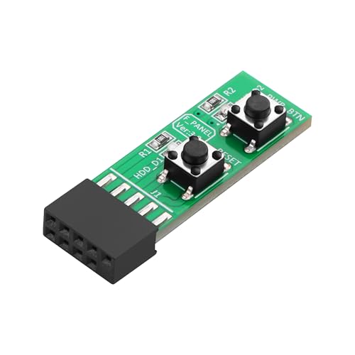 SinLoon 9Pin Reset/Power ON/Off Switch Board Adapter Test for Desktop PC Motherboard