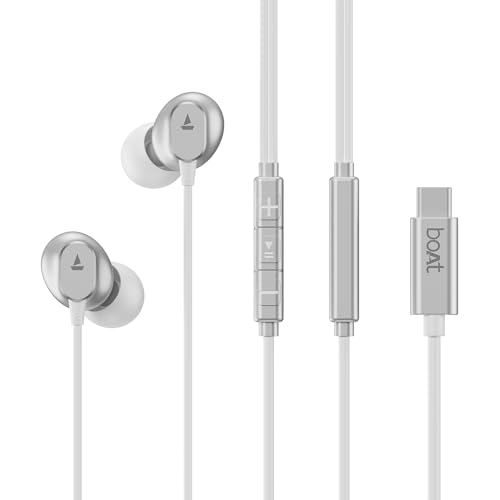 Image of Boat Bassheads 90C Earphone (White)