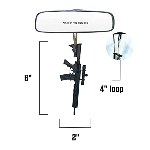 Outdorz AR-15 Rearview Mirror Decoration for Hunting & Firearms Enthusiasts - Hanging Rifle Car & Truck Accessory - Durable Resin - Unique Gift/Stocking Stuffer for Hunters & Outdoor Lovers
