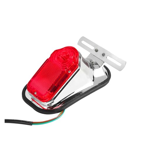 Feu arrière chromé pour Sportster Touring Softail moto conversion stop