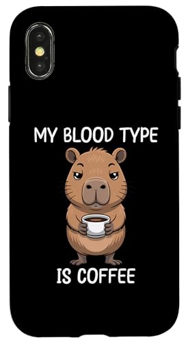 My Blood Type Is Coffee �X�}�z�P�[�X iPhone X/XS �p