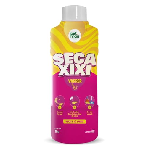 Petmais Pó Absorvente para Varrer, Limpeza de Urina de Cachorro e Gato, 1kg, Profissional