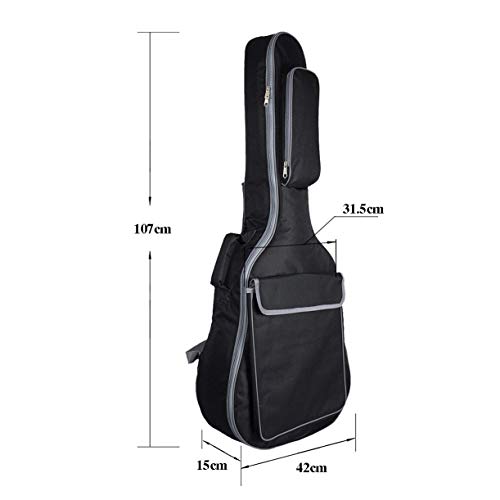 Housse de transport étanche pour guitare acoustique avec bretelles et rembourrage en éponge Pour guitare de 101,6 à 104… - Les Beatles, Paul McCartney, John Lennon, RIngo Starr, George Harrison Housse de transport étanche pour guitare acoustique avec bretelles et rembourrage en éponge Pour guitare de 101,6 à 104… – Image 4