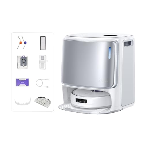 NARWAL Freo Z10 Ultra Saugroboter mit Wischfunktion 18.000Pa Saugleistung Dynamische Moppausdehnung Tangle-Free System Intelligente Nass-Trocken-Reinigung All-in-One-Basisstation