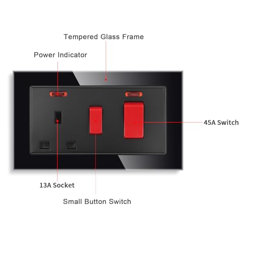 Unité de commande de cuisinière électrique CNBINGO à indicateur lumineux rouge - 4