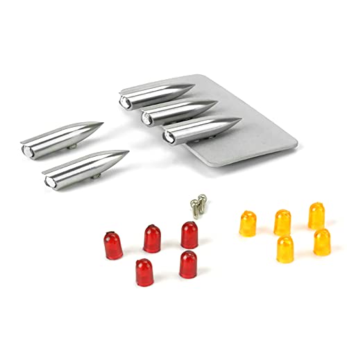 Lesu - Vaso de metal para lámpara de 3 mm para 1/14 Tamiyay RC Tractor Camión King Pieza de repuesto