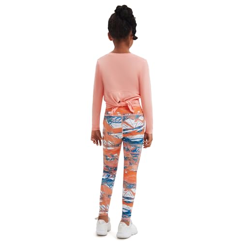 Ensemble yoga training enfants avec sweat dos fendu respirant