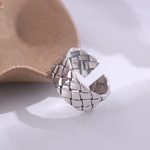 Bagues de style punk en argent sterling 925 version large ajustable