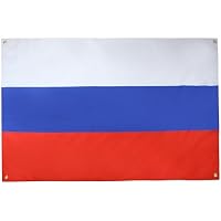 AZ FLAG Bandera Rusia 150x90 cm con 4 ojales, bandera rusa para