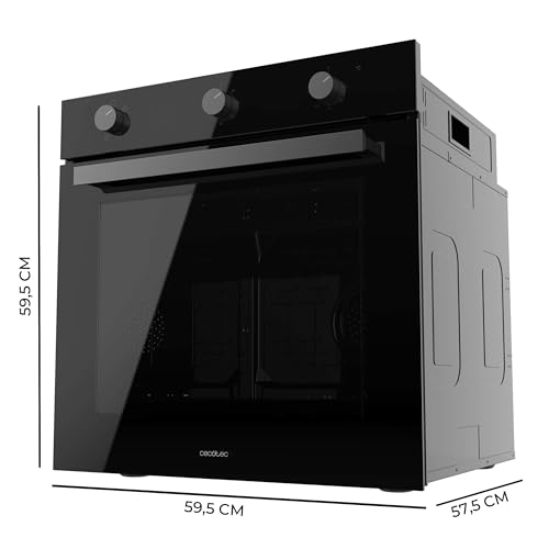 Miniatura 2 de Cecotec Horno Integrable Multifunción 70l Bolero Hexa M236000 Glass Black Time. 2800w, 6 Funciones, Temporizador, Steam Base Xxl, Steam Assist, Steam Easyclean, Cooling Fan, Modo Defrost, Convección