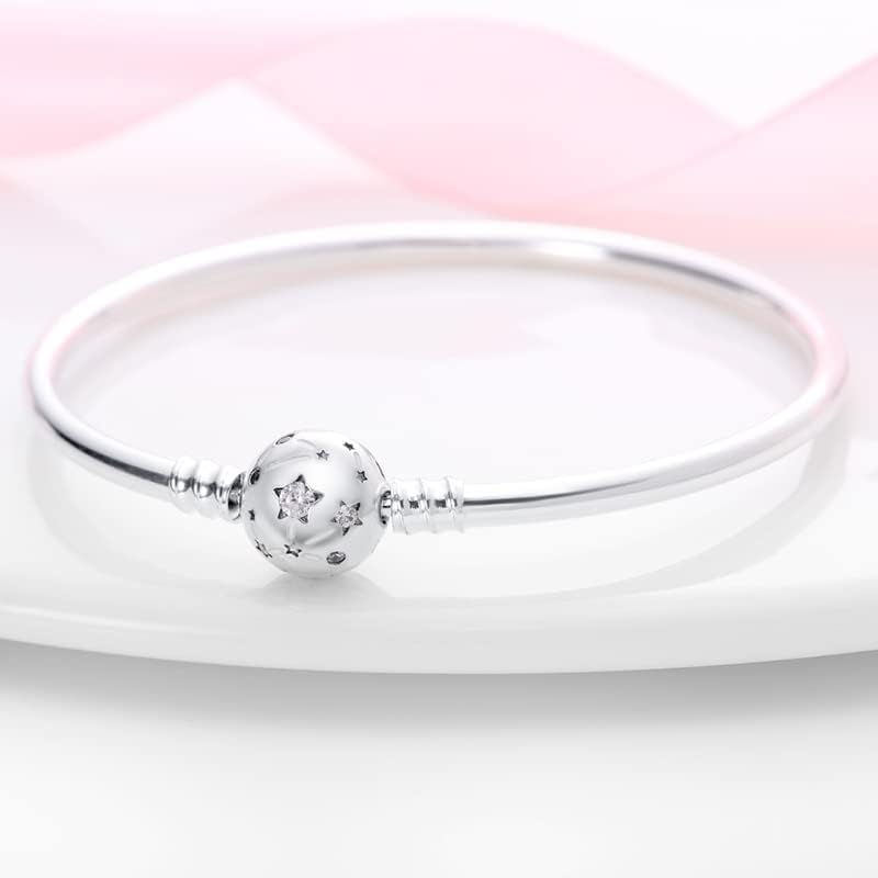 LIGHTDOG Charm Bracelet for Pandora Charms 925 Sterling Silver Snake Chain Bracelet Fit Any Charm Gift for Women - Image 2