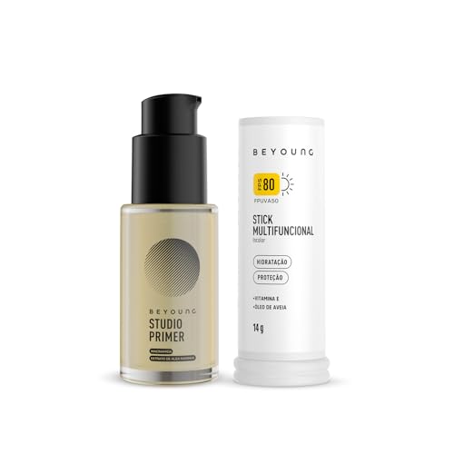 Kit Beyoung Dupla 1 Studio Primer e 1 Stick Incolor Fps 80