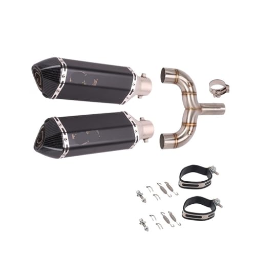 Silencieux d'échappement moto double sortie collecteur amovible DB killer pour BJ600 BN600 TNT600