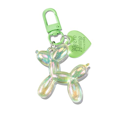 GOOWEAYY Jelly Balloon Dog Keychains for Women-Girl Key Chain for Handbag Purse Car keys Accessories for Car Keys,2inch