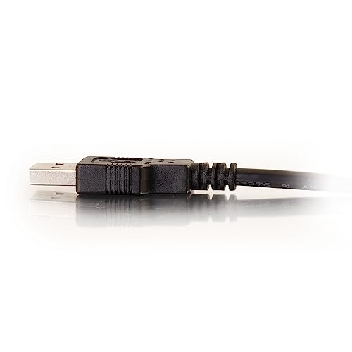 C2G /Cables to Go 52108 3 m USB 2,0 A męski na żeński kabel przedłużający - czarny (9,8 ft)