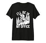 I’ll Be in My Office Mountain Biking MTB Trail Rider Cycling Premium Tri-Blend...