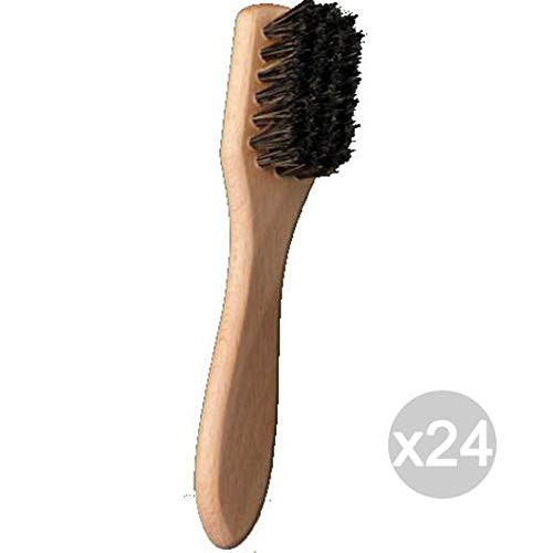 Glooke Selected Juego de 24 Cepillo rubias, Semillas, Brillante 0122 para Calzado y Zapatillas, Multicolor, única