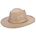 EINSKEY Womens Felt Fedora Hat, Wide Brim Panama Cowboy Hat Floppy Sun Hat for Beach Church Camel