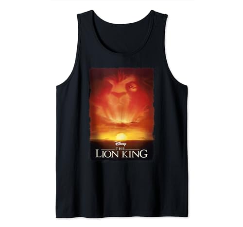 Disney The Lion King Mufasa Sunset Spirit Poster Tank Top