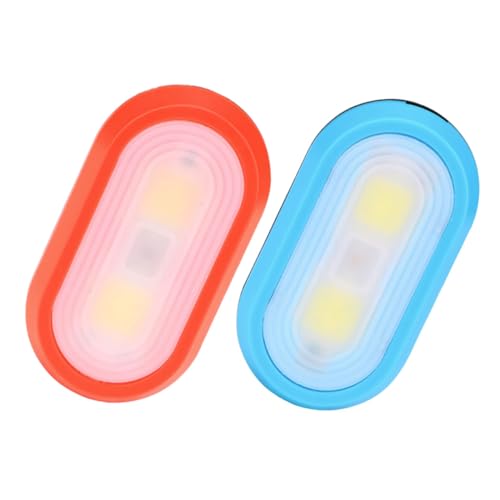 Toyvian 2pezzi Lampada di Sicurezza per Esterni Clip e Portatile Lampada di Sicurezza Notturna per Corsa Design Consumo Energetico Ridotto Colori Vivaci Resistente all Usura e Anti-Caduta
