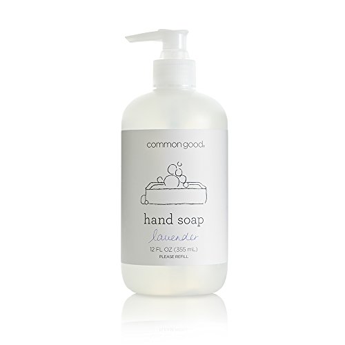 Common Good - Hand Soap, Plant-Based With Pure Essential Oil Scents, Biodegradable Formula, No Parabens Or Sulfates, Leaping Bunny Certified (Lavender, 12 Ounces) #TOP25