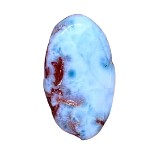 Larimar cabochon ovale 30x16x6mm pour création de bijoux DIY unique