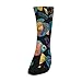 susiyo Artistic Colorful Fish Pattern Hiking Socks Boy Girls - Cushioned Crew Socks for Kids Soft, Breathable & Seamless Toe for All-Day Comfort
