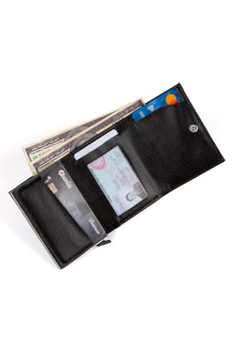 Boxed Wallet With Leather Mechanism Rfid Protected Anti-Theft Wallet With Money & Card Holder2
