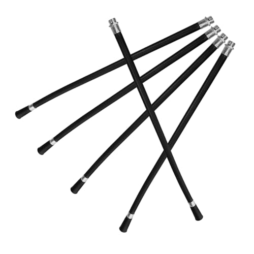 CLISPEED Manguera y Boquilla Para Extintor De Polvo Seco 4kg, Tubo Flexible De Plástico Resistente, Juego De 5 Unidades, Compatible Para Extinción De Incendios Domésticos y Industriales