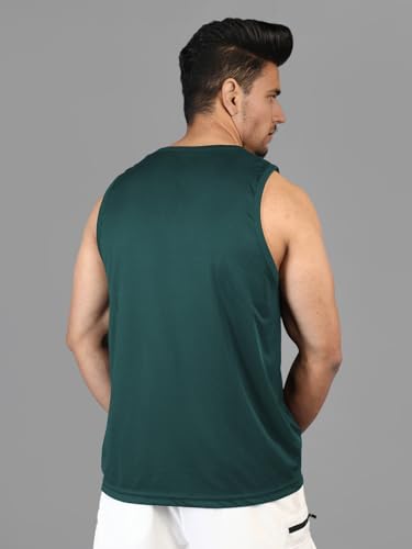 Image of CHKOKKO Men Gym Tank Regular Fit Tops Sports Sleeveless Vest