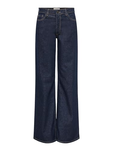 Jean Jdyruby Ruby MW Wid Rinse taille mi-haute en denim brut bleu foncé