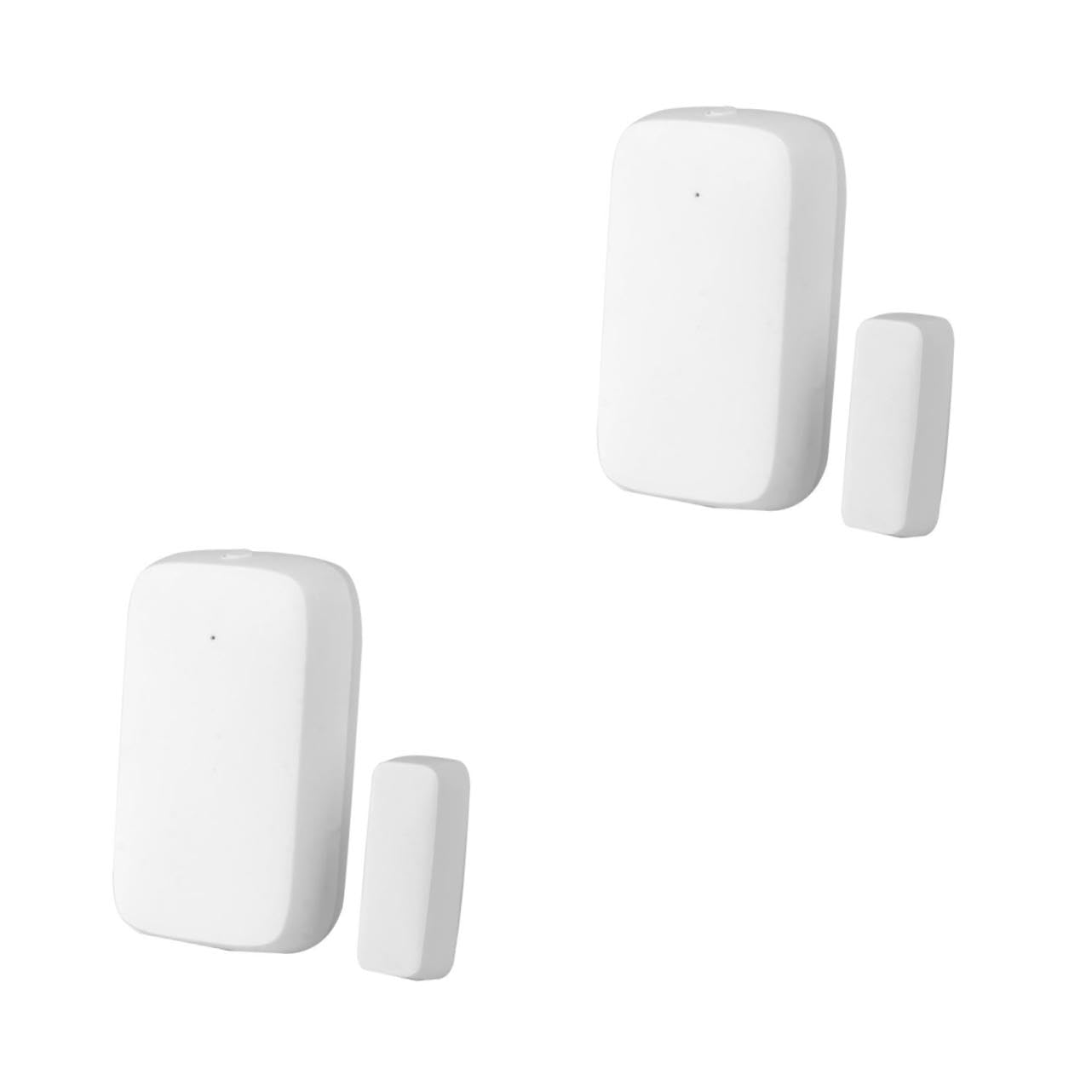 DOITOOL 2 Juegos sensor de puerta de notificación de aplicación alarma exterior mascota casa repicar detector de sensor de puerta sensor magnético de puerta