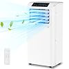 10000 BTU Portable Air Conditioners Cools up to 450 Sq Ft 3 in 1 Poratble Ac Units for Room with Dehumidifier Fan Sleep Mode 24h Timer Remote Control and Window Installation Kit Included