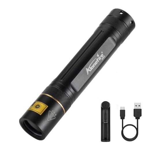 Alonefire SV003 10W 365nm UV Flashlight Portable Rechargeable Blacklight Flashlight Scorpion for Pet Urine Detector Resin Curing with Aluminum Case, Charger, 18650 Battery Included