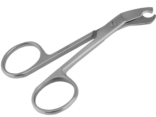 Vogel Krallenschere Krallenzange abgewinkelter Krallenschneider 9 cm - Krallen kürzen von Papageien Sittiche Wellensittiche Kleintiere - Rostfreier Edelstahl - Markenqualität vom Fachhandel