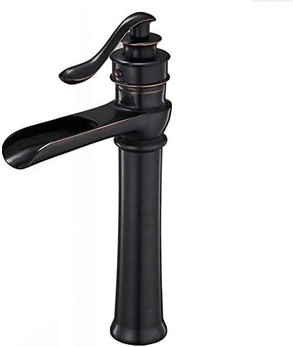 Wasserfall-Einhebelmischer Für Waschbecken, Waschtisch, Waschbecken, Badezimmer, Wasserhahn, Hohe Mischbatterie