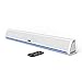Soundbar TV Bluetooth, Casse per TV Barra Soundbar con LED RGB, Air Tube e Amplificatore a 2.0 Canali Wireless con Telecomando per Gaming, PC e TV (Bianco)