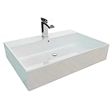 Form ✓ Das Aufsatzbecken von Kerabad verfügt über ein modernes Design und ist dabei in einem zeitlosen Weiß gehalten, sodass Raum für individuelle Einrichtungsideen geboten wird