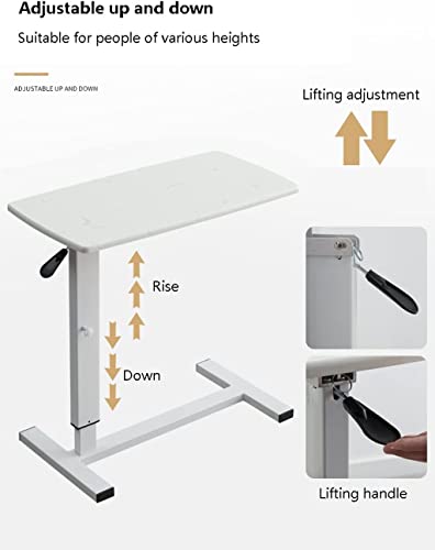 Table de lit réglable en hauteur légère et bureau mobile stable pour ordinateur portable