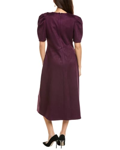 Manches bouffantes pour cette robe midi Anne Klein style décontracté