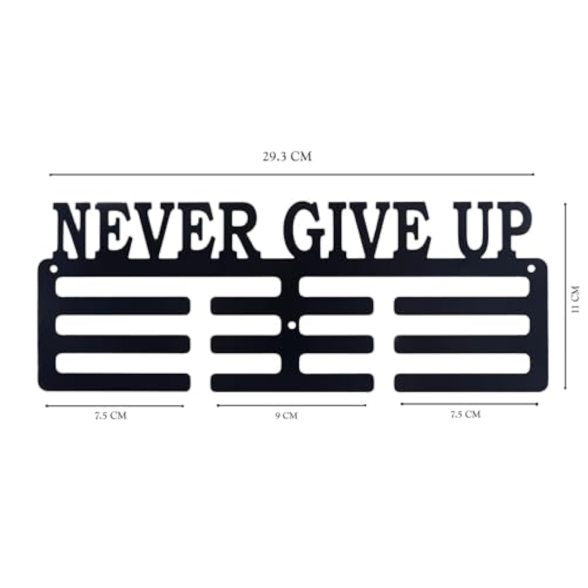 Medal Holder Wall Display Rack for Up to 30 Medals