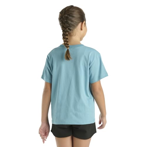 Image of Carhartt Kid's CA7109 Short-Sleeve Tonal Patch Pocket T-Shirt - Girls