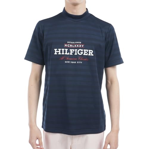 TOMMY HILFIGER GOLF(トミーヒルフィガー ゴルフ) フロントロゴ 半袖モックネックシャツ THMA520