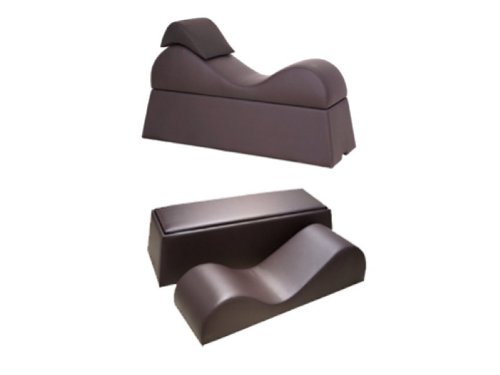 Intimate Furniture Series S Tantra Sex Lounge Bench, Chocolate