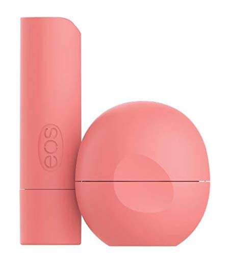 eos USDA Organic Lip Balm - Honey | Lip Care to Nourish Dry Lips | 100% Natural and Gluten Free | Long Lasting Hydration | 2 Pack