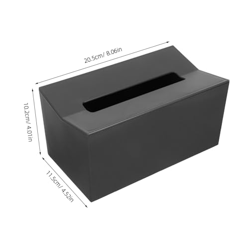 Dispensador de toallas negro rectangular de pared para cocina doméstica 3